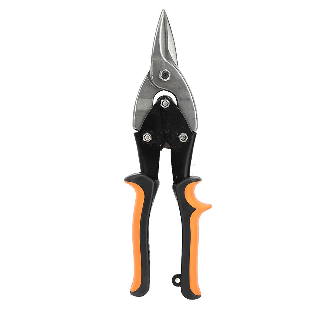 Metal Sheet Aviation Scissor Multi Purpose Tin Snips Household Industrial Handheld Cutting Tools(Straight Head )