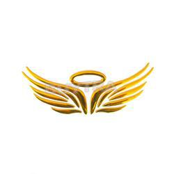 1PC 3D Angel Fairy Wings Auto Car Sticker Car Decoration Emblem Badge Decal Car Logo Decor Sticker Gold Silver Red Optional