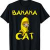 Schattige Banaan Kat Blije Bananakat Meme Kitty Kat Liefhebbers Meme T-shirt(3)