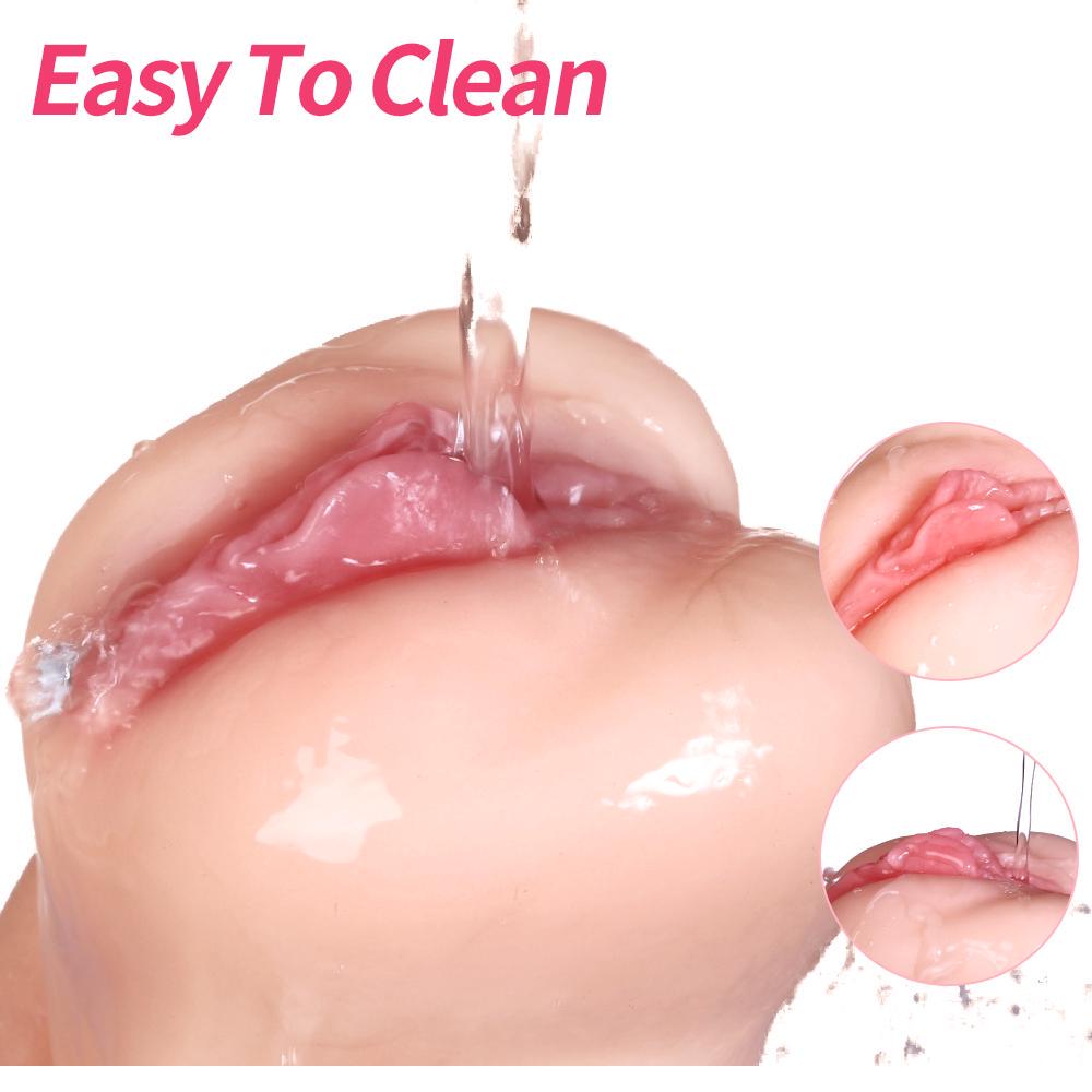 Pocket Artificial Vagina Maiden Deep Throat Male Masturbator Soft Silicone Masturbation Cup Vagina For Men Sex Toys