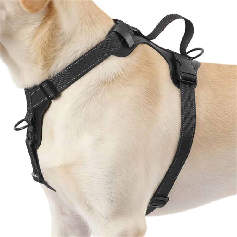 Reflective Dog Harness Vest Chest Strap For Outdoor Activity Walking Gear For Comfort And Security Running Hiking Dog Gear