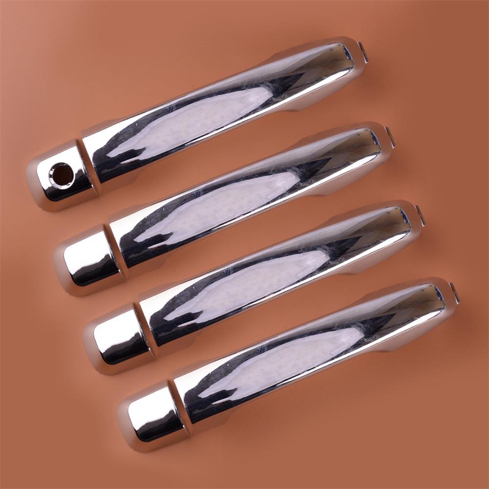 Chrome Car Outside Door Handles Set For Toyota 10-20 4Runner 09-20 Land Cruiser