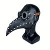 Vogelschnabelmaske Authentischer Pestdoktor Steampunk Halloween Cosplay-Accessoire Naturlatex Kostümpartys Halloween-Kostüme