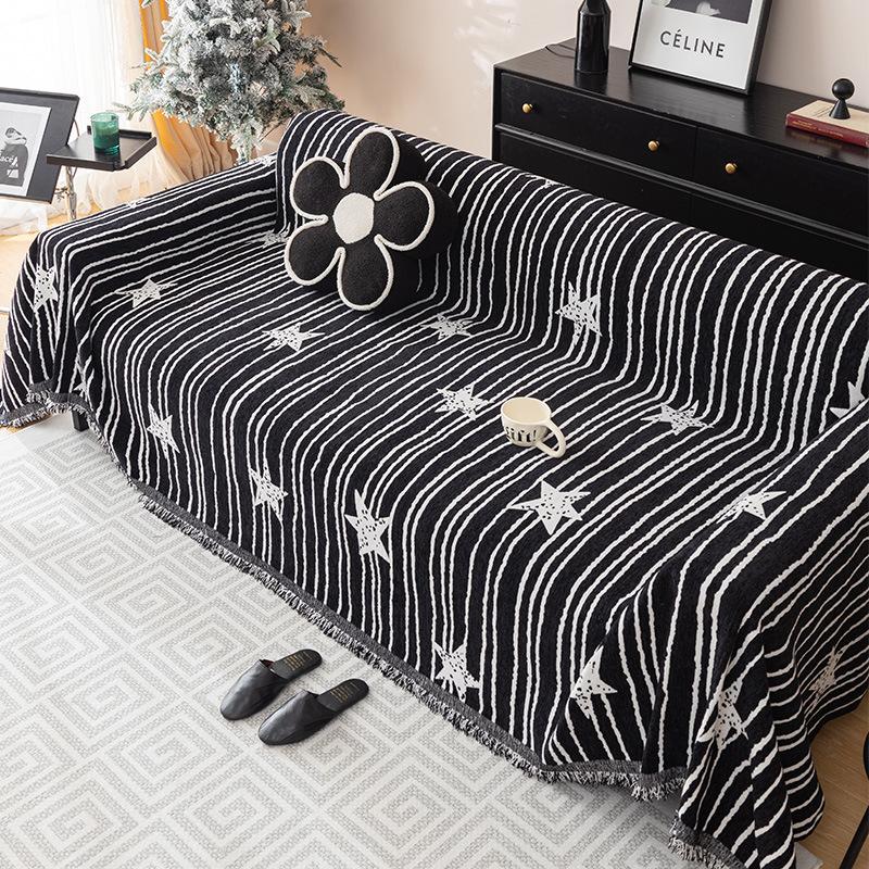 Chenille Sofa Towel Full Cover Cloth Ins Style All-Inclusive Light Luxury Sofa Cushion Four Seasons Universal Cushion Non-Slip Blanket Cover