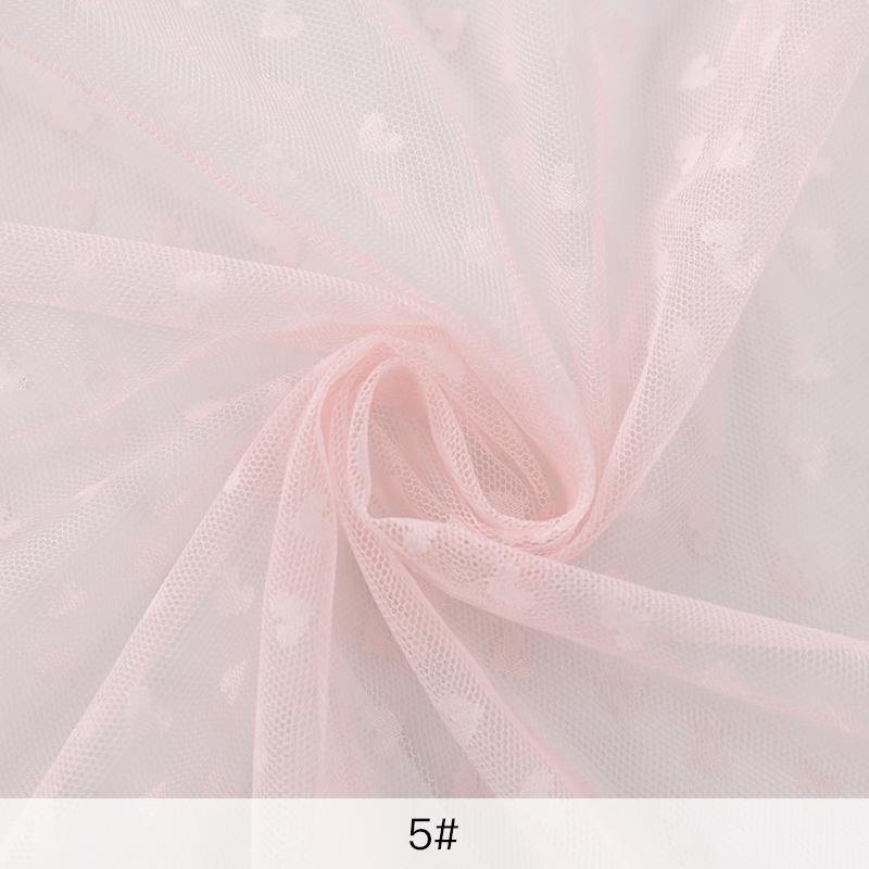 160x90cm Herzförmiger Weicher Tüll Mesh Stoff Für Kinder Prinzessinnenkleid Vorhang Zubehör DIY Nähen Rockstoff TJ20220