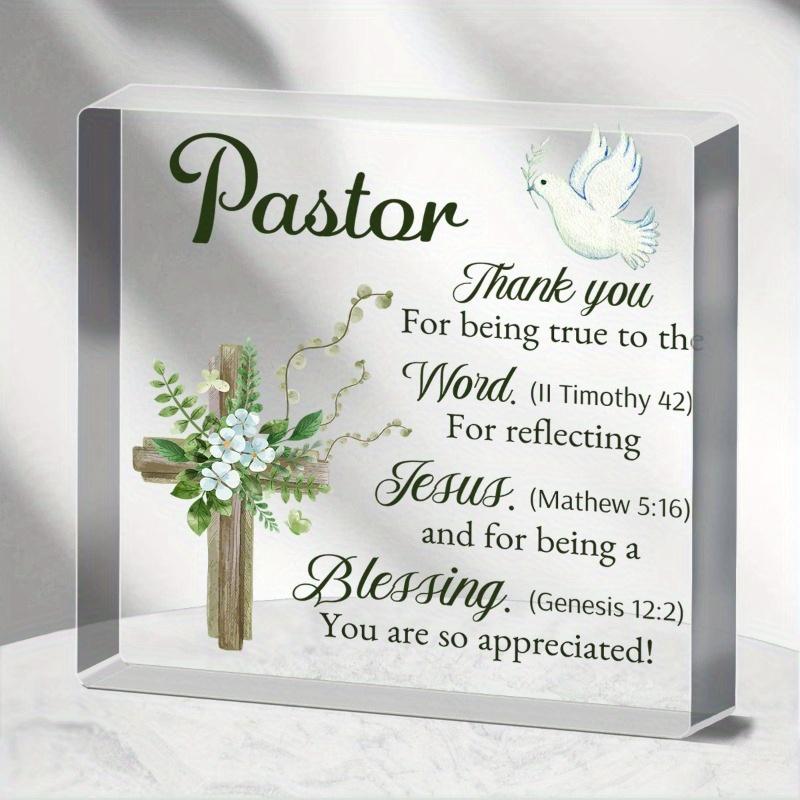 

1 шт., Подарок для пастора Подарки для выражения признательности пастору Подарок благодарности для пастора Вдохновляющие подарки для пастора для мужчин и женщин Проповедник чистый