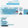 Classic Comic Style 136-Key Mixed Light Keycaps - Original Height for Mechanical Keyboards
