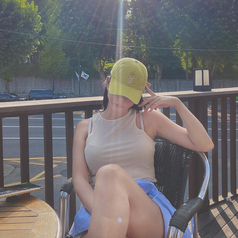 Binseumokeu Washed Lime Ball Cap [Low Fit]