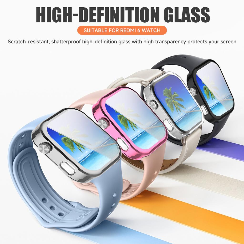 TPU Schutzhülle für Redmi Watch 6 Smartwatch Bildschirm Vollschutzhülle für Redmi Watch 6 Smart Zubehör 2025