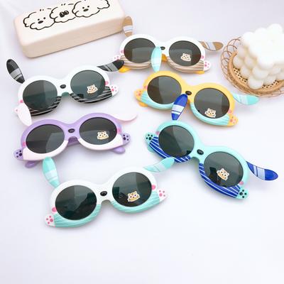Cartoon Kinder Polarisierte Sonnenbrille Form Pikachu Baby Sonnenbrille Brille Welpe Lange Ohren Silikon
