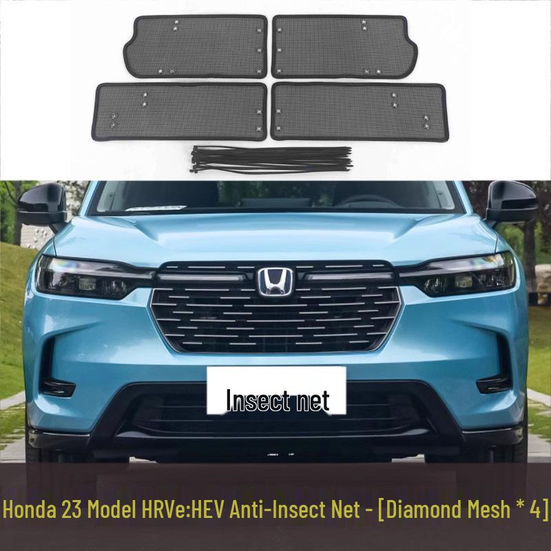 Сетчатый фильтр от насекомых и мусора для Honda HRV e 2023 года:Передняя решетка HEV – Защита от пыльцы хлопка