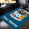 Custom Name Coventry City Football Club Rug, Office Rug, Chair Rug, Carpet for Living Rooms, Doormat Game Rug Home Decor Christmas Gifts