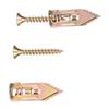 40pcs Upgraded Drywall Anchors Zinc Plated Steel Screw Anchor Metal Anchors  Wall Hanging