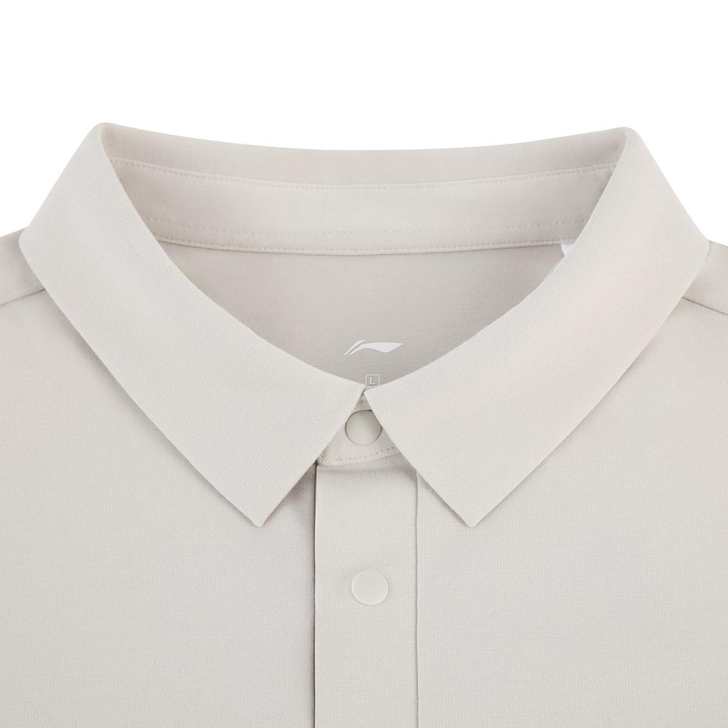 Li-Ning Fashionable Breathable Polo Shirt Women tops Coconut-Khaki APLW248-10