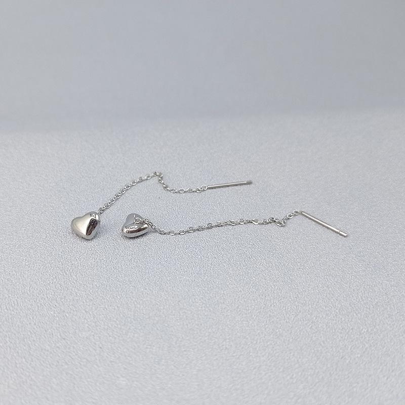 New 2024 Summer Women's Titanium Steel Irregular Heart Necklace - Short, Light, Luxury Clavicle Chain Jewelry