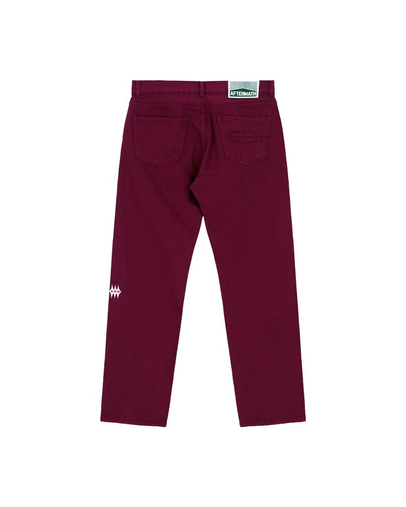 AFTERMATH Denim Pants (Wine)