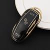 SANRILY Key Case, Key Holder, Key Cover, Key Protection, Applicable To Tesla Model X, Scratch Resistant, Fashionable, Black