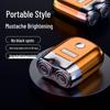Magnetic Dual-Blade Mini Rechargeable Electric Shaver for Men