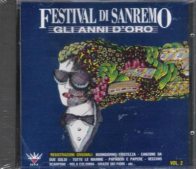 CD VARIOUS - Festival Di Sanremo - Gli Anni D'Or BMCD614202 Butterfly Music 1990 Italy Pop Used