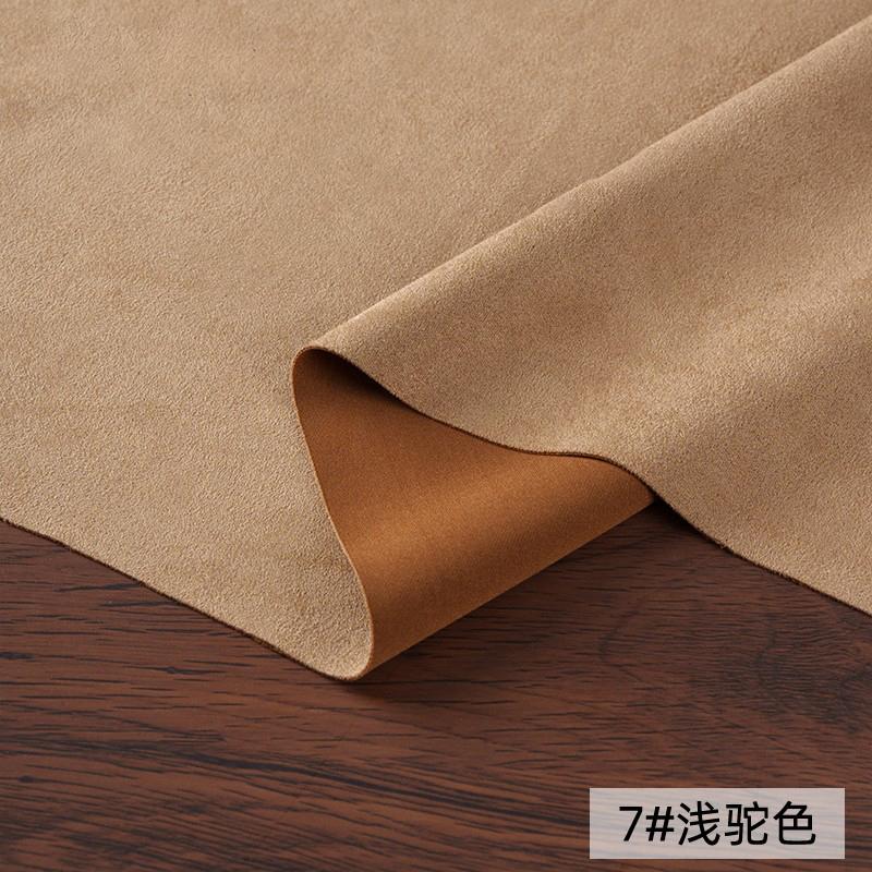 Suede Knitted Air Layer Fabric Brushed Elasticity High Quality Soft Smooth Delicate for Sewing Clothes 860g/m