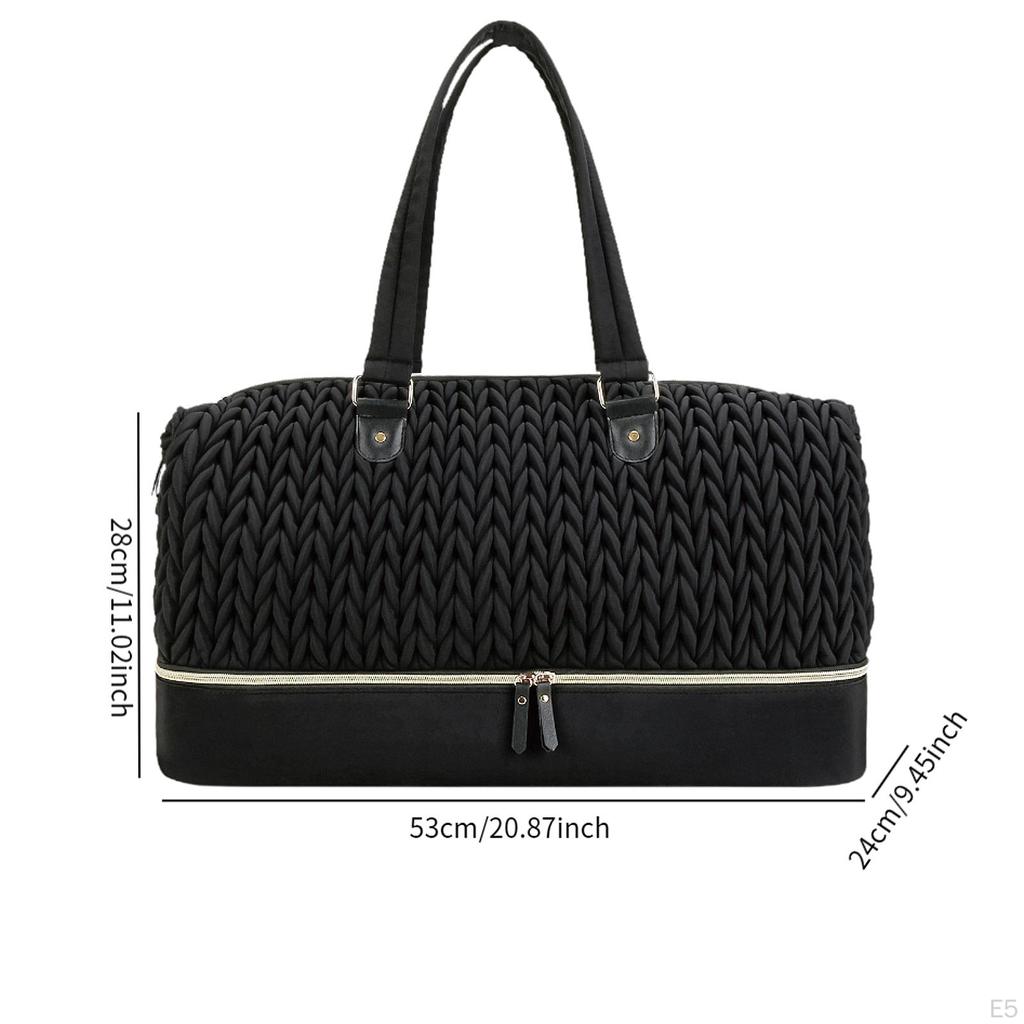 Diaper Tote Bag for Moms with Zipper and Handles Travel Work