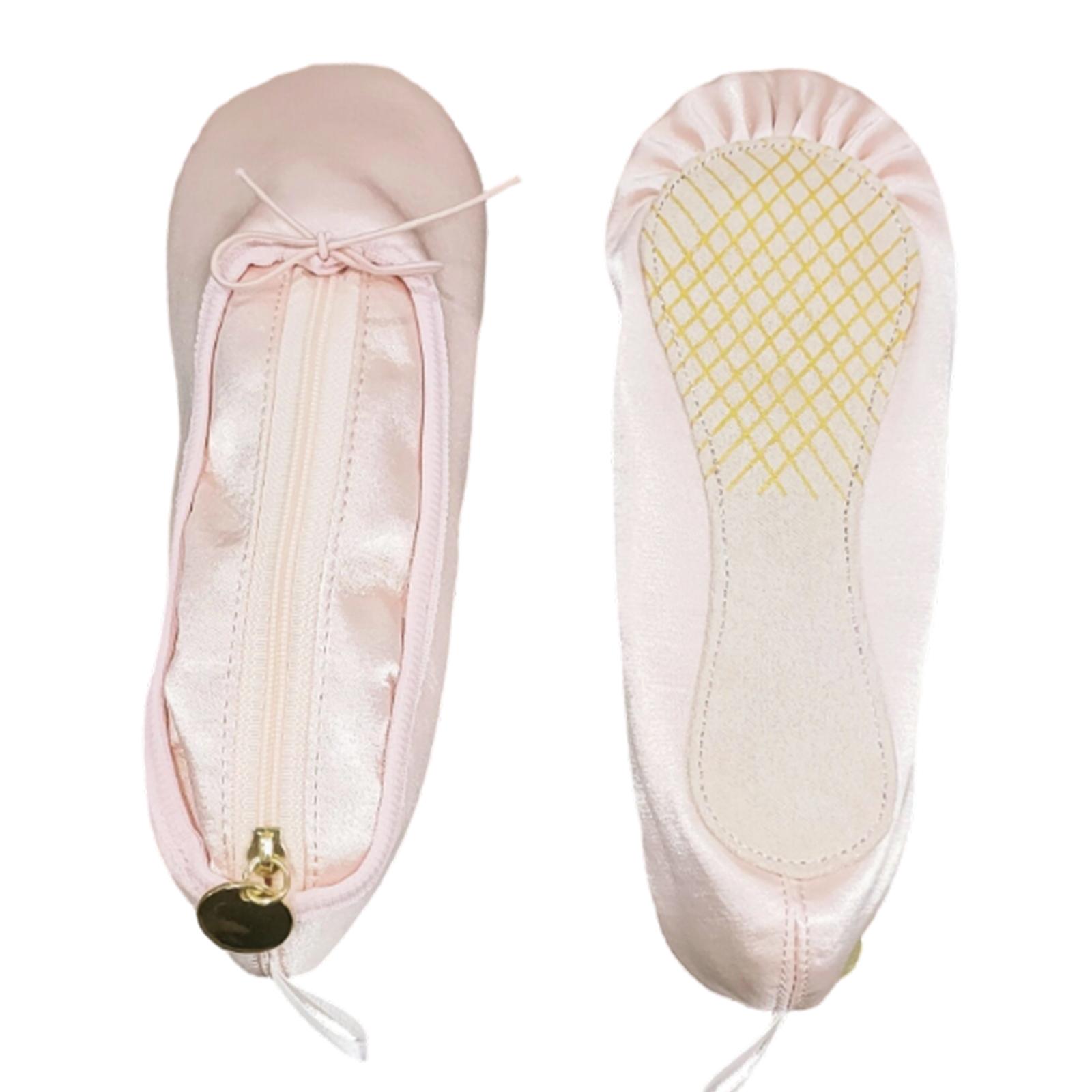 

Сатиновий Пенал для Балетних Туфель Косметичка Сумка для Зберігання One Size рожевий