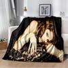 Lana Del Rey Sängerin Lizzy Grant HD Decke, Weiche Überwurfdecke für Zuhause Schlafzimmer Bett Sofa Picknick Reise Büro Abdeckdecke Kinder