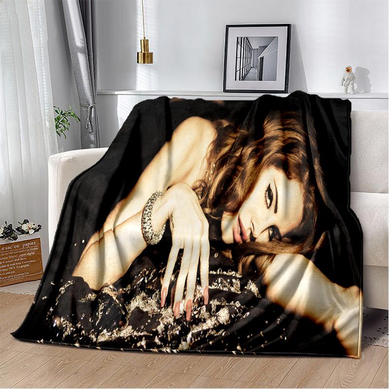 Lana Del Rey Sängerin Lizzy Grant HD Decke, Weiche Überwurfdecke für Zuhause Schlafzimmer Bett Sofa Picknick Reise Büro Abdeckdecke Kinder
