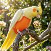Breathable Bird Flight Suit Honeycomb Mesh Pet Bird Nappy Parrot Harness  For Pet Birds