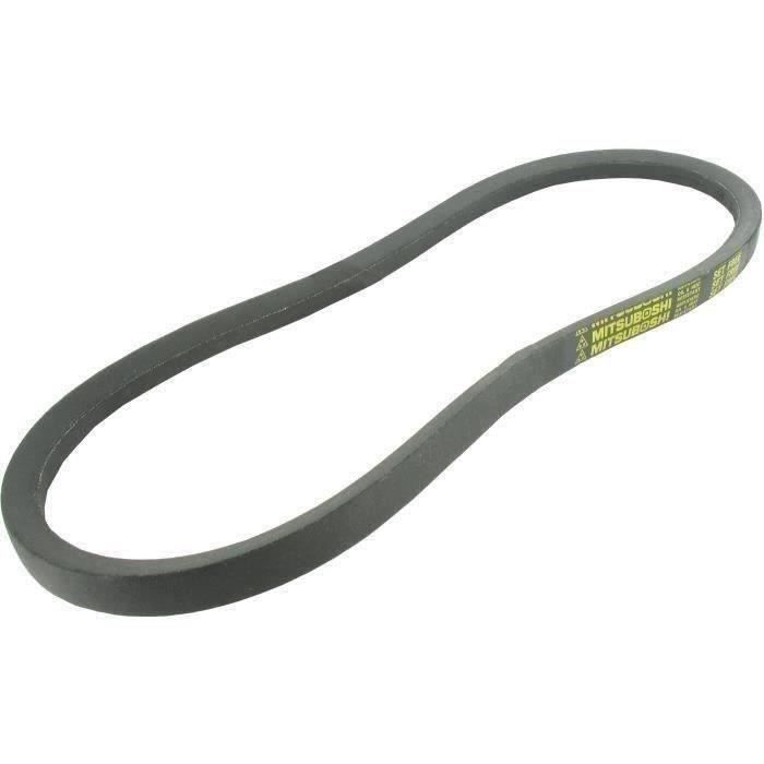 Courroie Lisse Trapézoïdale Série A - MARQUE - Longueur Ext : 1300 Mm - Section 13 X 8 Mm - Gris - Japon