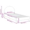 Struttura Letto per Bambini con Testiera Crema 80 x 200 cm Bouclé