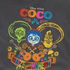 Coco Girls Miguel Skeleton Heather T-Shirt