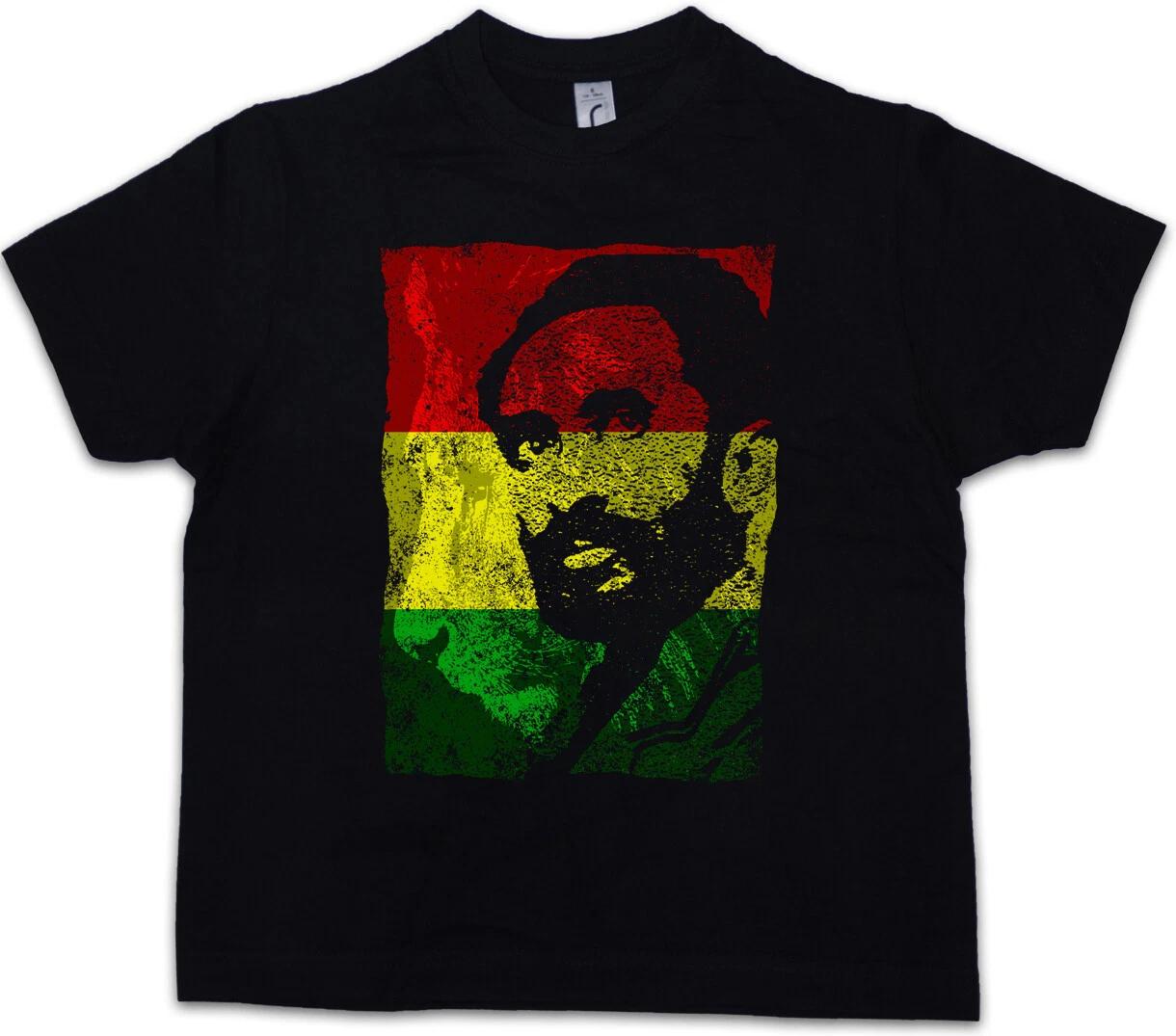 HAILE SELASSIE PORTRAIT III Kids Boys kids boys T-Shirt Lion of Judah Ethiopia 110
