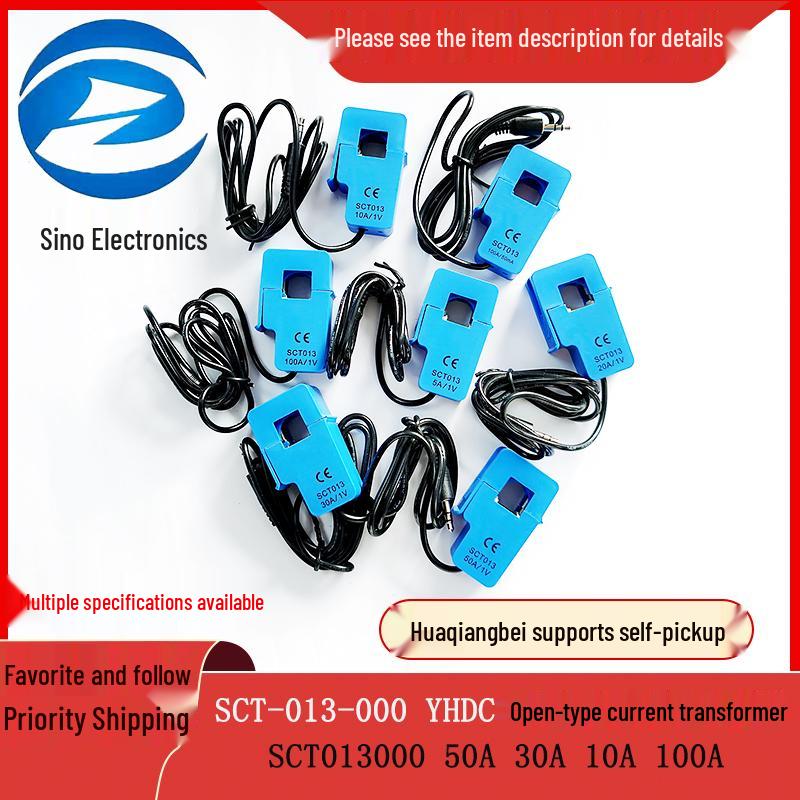 SCT-013-000 Open-Type Current Transformer (10A, 20A, 30A, 50A, 100A)