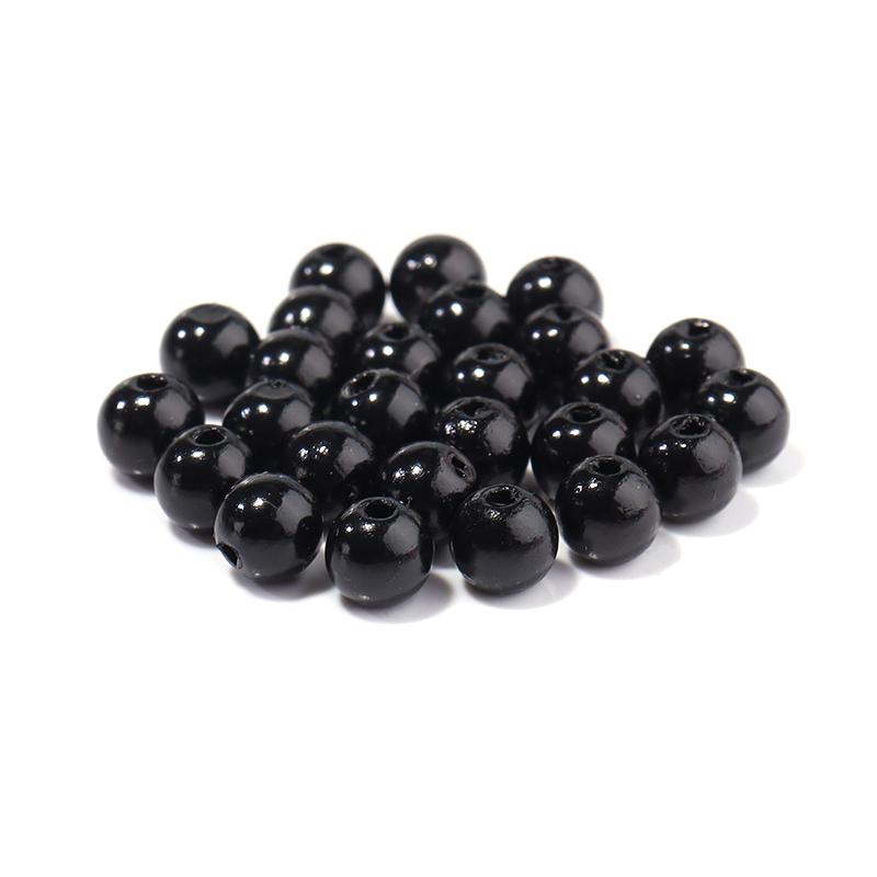 50-1000pcs/Lot 3/4/5/6/8/10/12mm Round Acrylic Plastic Beads ABS Imitation Pearl Beads Loose Spacer Bead For Jewelry Making