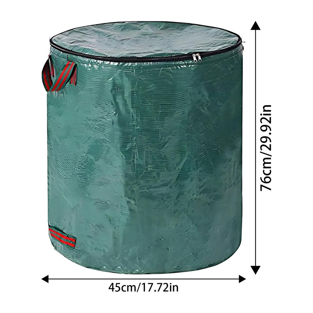 

Reusable Yard Waste Bags Heavy Duty Garden Waste Bags Foldable Leaves Collection Container With Reinforced Handles For Lawn