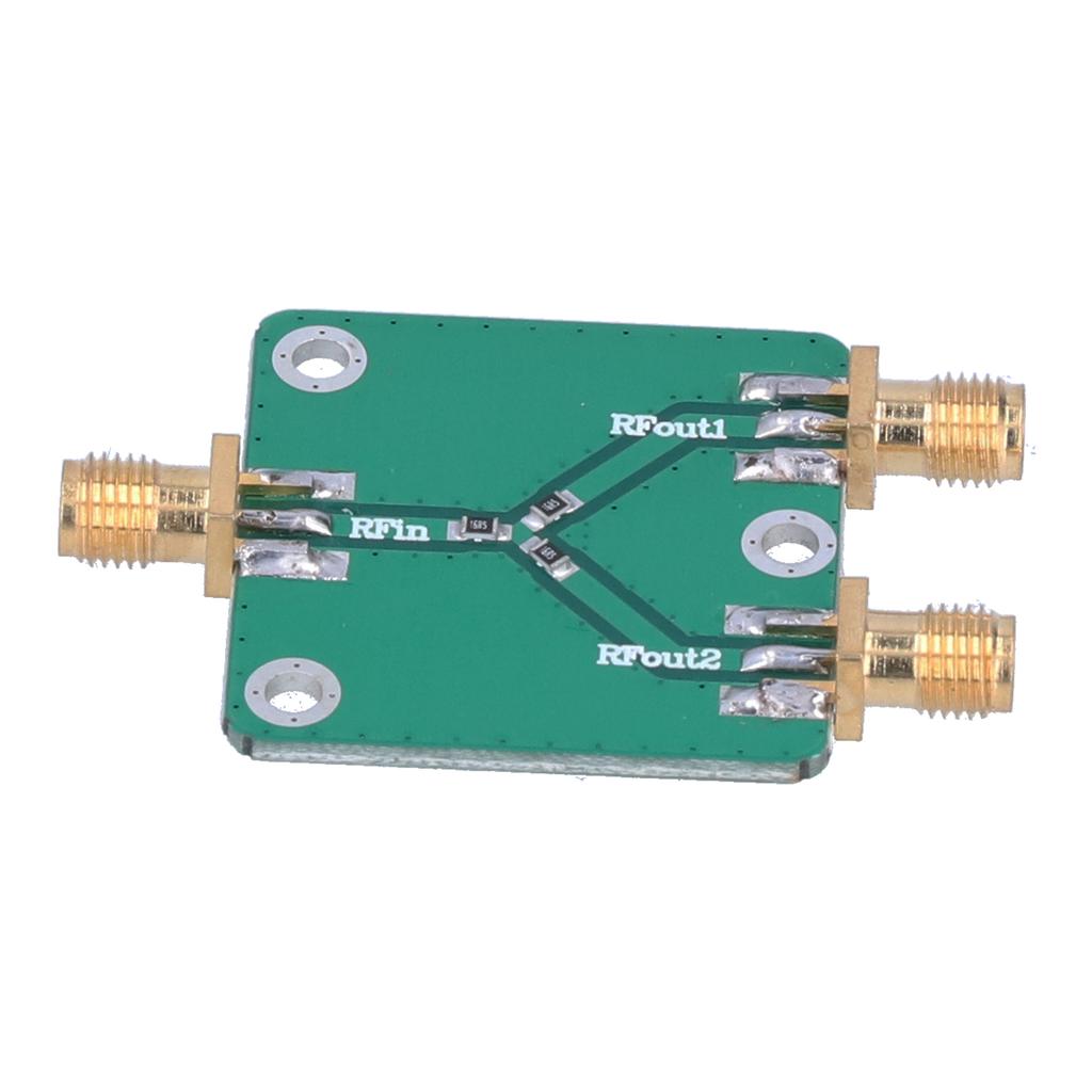 Resistance Power Splitter Module Durable DC‑5G 6dB 1 To 2 RF Microwave Distributor Divider for Radio