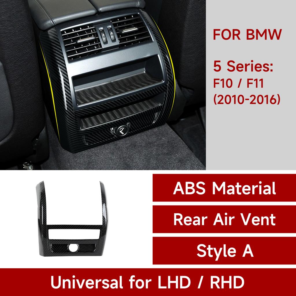 WDV25 For BMW 5 Series F10 F11 (2010-2016) Trim Accessories. Car Center Console Dashboard Gear Shift Panel. Carbon Fiber ABS Sticker.