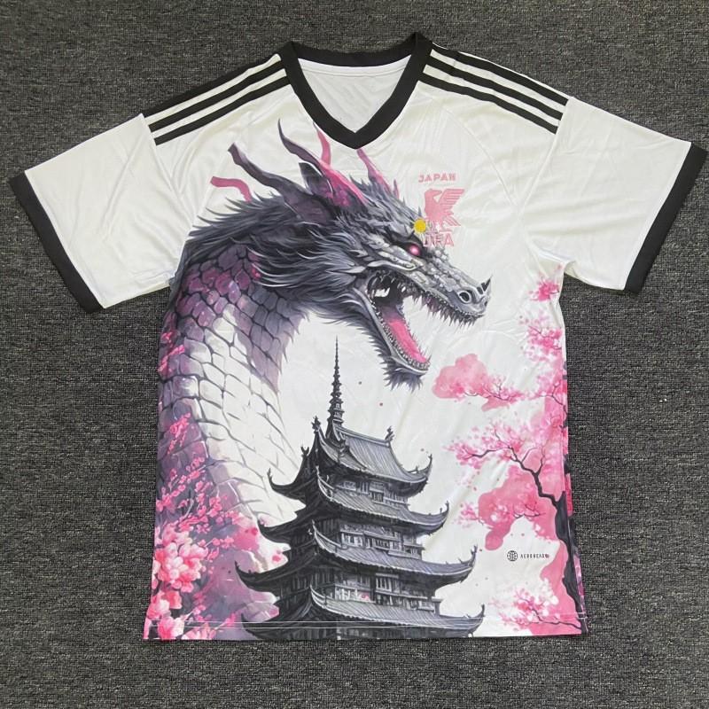 Kurzärmeliges Fußballtrikot inspiriert von der japanischen Nationalmannschaft Anime-Kollaboration Dragon Ball One Piece Naruto