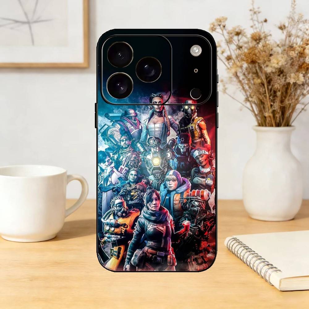 Video Game A-Apex L-Legends Phone Case Silicone black Soft For IPhone 17,16,15,14,13,12,11,SE,Plus Pro Max