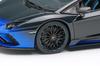 EIDOLON Scale Lamborghini Aventador S Roadster 50th Anniversary Japan 2018 Blue Gradient Finished Model EM767A 1/43 Renaissance/Black