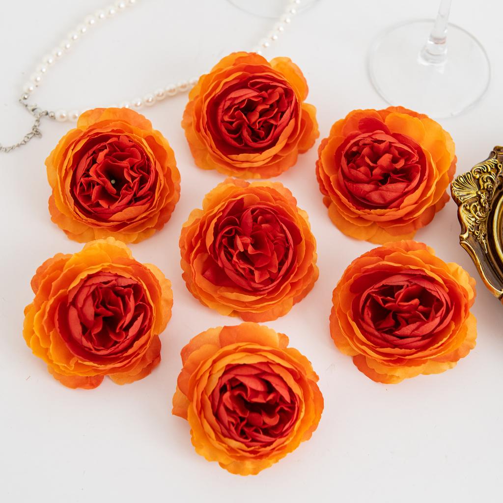 Artificial Flower Silk Peony Stem Combination Outdoor Courtyard Wedding Bridal Bouquet Home Room Holiday wreathDiy Box Decoratio