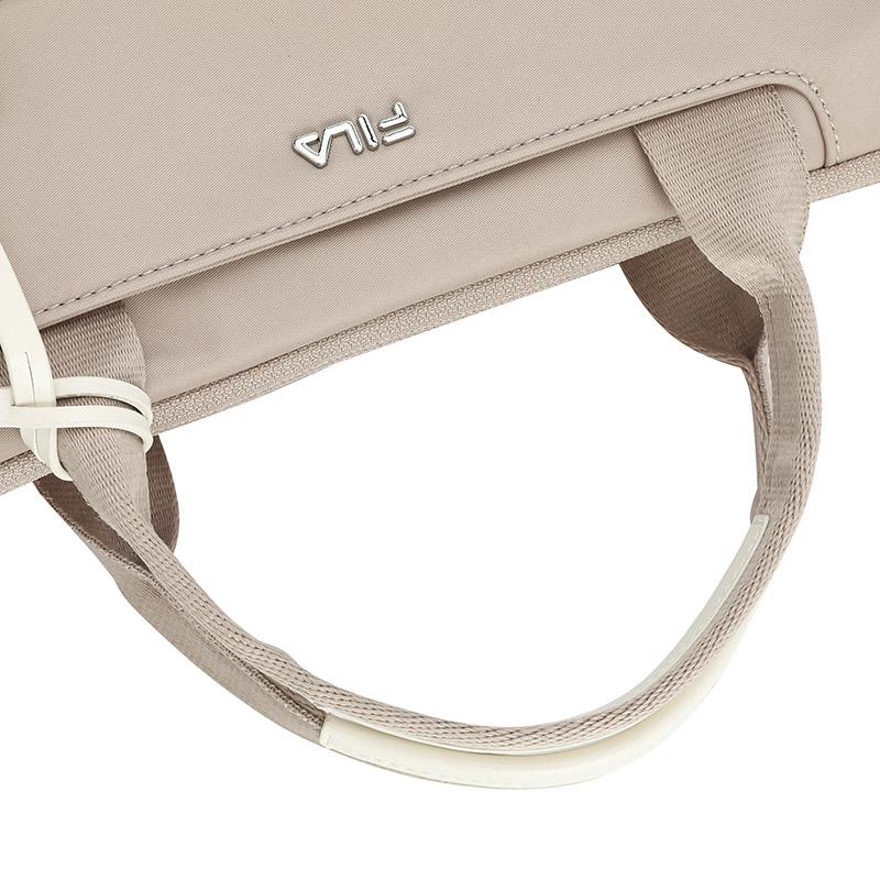 New FILA WHITE Fabric Handbag Regular Women's Light Umber F13W543165FBG