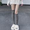 1 Paar Vier-Jahreszeiten-Stapel-Socken Damen Unifarben Stapelbare Socken Beinbekleidung Atmungsaktiv Langer Stil Kniehohe Socken