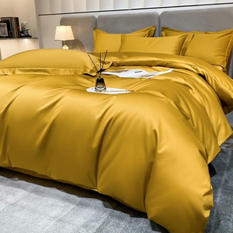 Czteroczęściowy zestaw z długimi odcinkami bawełny klasy A dla matek i dzieci Xinjiang z czystej bawełny kombinowana poszwa na kołdrę prześcieradło lekka luksusowa pościel