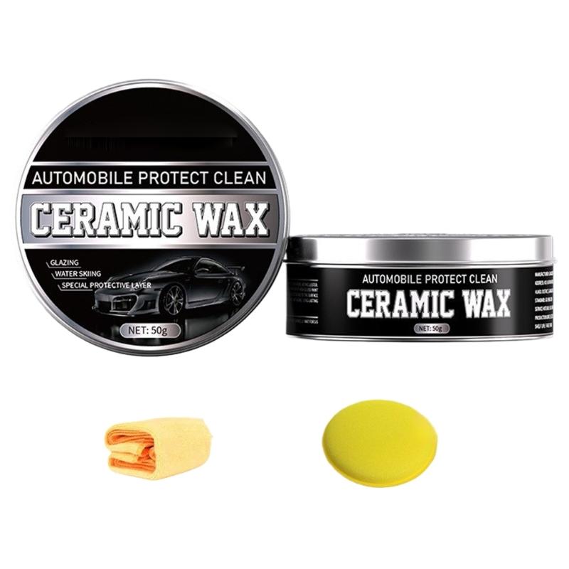 Premium Ceramic Car Polish Wax For Automotive Paint Restores Shine Provides Coating Professional Detailing Coating Wax