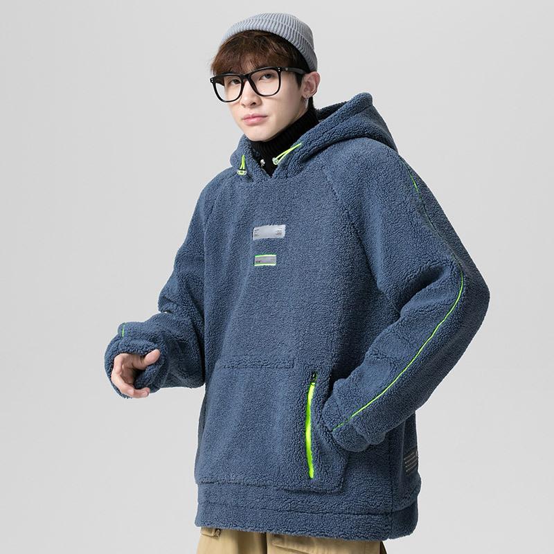 

Зимний японский молодежный тренд Теплая хлопковая одежда Студенческий стиль Гонконгский стиль Повседневный топ XXXL