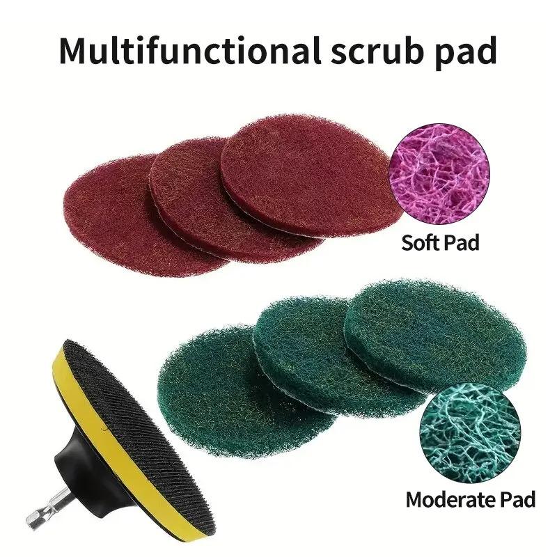 Set de detartrare pentru spălătorie auto, 12 buc. Cap de perie electrică pentru curățarea ustensilelor universale pentru uz casnic