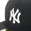 New Era 59FIFTY NY Size 7 New York Yankees Black/White Cap, 5/8, MLB,