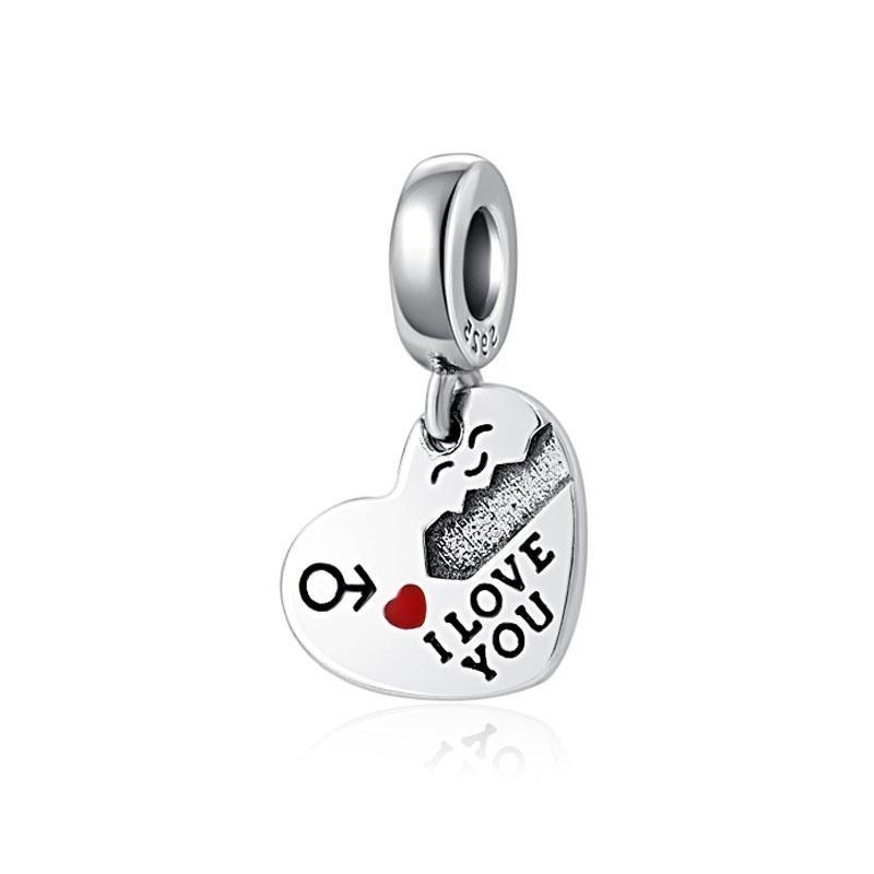 Copper Plated Family Series Dog Bead Fit Original Bracelet Diy Shining Mother Charms Jewelry Gift Women Pendant